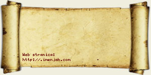 Elma Damjanović vizit kartica